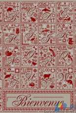 Broderie.net - Jean-Louis Grandsire BN65 - Sampler Bienvenue