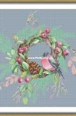 Christmas Wreath by Ekaterina Seryogina XSD
