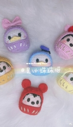 Shi Xiao Zhu Zhu Ya - Disney Daruma - Chinese