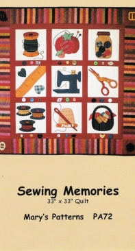 Marys Patterns - PA72 Sewing Memories - Mary Wolz