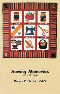 Marys Patterns - PA72 Sewing Memories - Mary Wolz