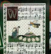 Christmas carol 2002 by Jeremiah Junction from Cross Country Stitching December 2002