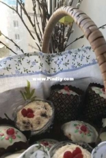 Curd easter and easter cake