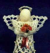 Lacy Angel Ornament by Cylinda Mathews