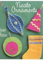 Shiny Happy World- Wendi Gratz- Neato Ornaments-  free