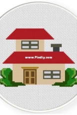 Daily Cross Stitch - House