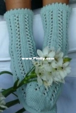 Romantic Lace Socks by Yuliya Sullivan