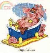 Needlepoise PP05 - Piggin Bathtime