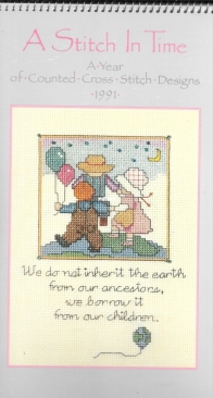 Current - A Stitch In Time - 1991 Cross Stitch Calendar