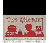 Broderie.net - Grandsire Jean-Louis - Les Gâteaux