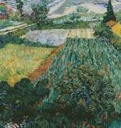 Artecy Cross Stitch - Field with Poppies by Van Gogh