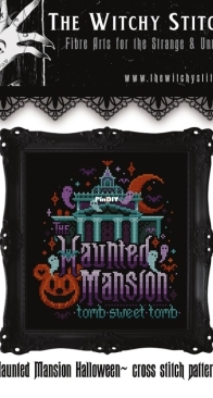 The Witchy Stitcher - The Haunted Mansion Halloween PCS + XSD