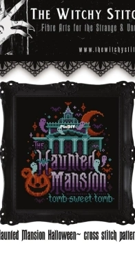 The Witchy Stitcher - The Haunted Mansion Halloween PCS + XSD
