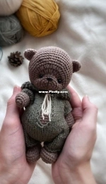 Jumpsuit for teddy bear - Alena Daria Konurkina - Daria Toys - Mishuta Shop - Russian