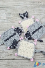 The Cheerful Chameleon - Charlyn Clark - Sugar Glider Coasters