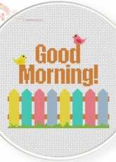 Daily Cross Stitch - Good Morning Birds
