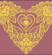 Dessins DHC - Coeur de Tournesols