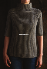 Twisted Rib Pullover by Purl Soho