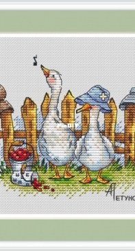 Geese by Anna Petunova