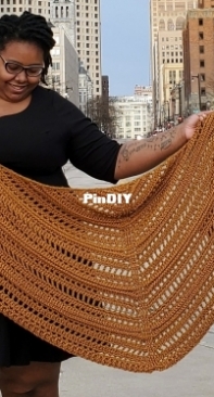I Knit You Knot - Corin Purifoy - Skylines Shawl - Free