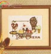 Ice Cream from Leisure Arts Kitchen Stitchin 157