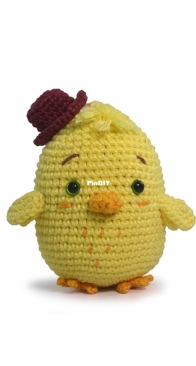 Círculo - Juliana Penhorate - My First Amigurumi Kit: Baby Farm Animal Collection Chick