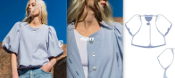 Fibre Mood - Star Blouse - Sizes XS-XXXL - Dutch, French, German, English