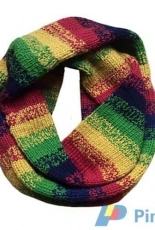 Rainbow Loop Scarf by OctoStag -Eng.,German-Free