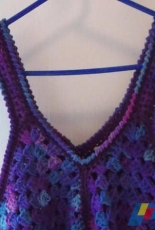 Heather Marie Wood-  Granny Square Tunic Style Top-   Free