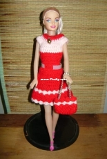 Maguinda Bolsón - Karina dress and bag set for dolls