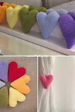 Nice and Cosee - Victoria McDermott -Valentines Heart Curtain Tie Back - Free