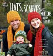 American School of Needlework 1456E Hats Scarves & Mittens For the Family by Lisa Naskrent (Also published as Annies Crochet 871757)