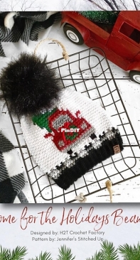 H2t Crochet Factory - Home For The Holidays Beanie