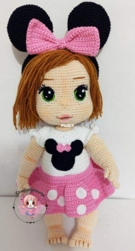 Zombiegurumi - Luisa Contreras - Minnie Micaela - Spanish