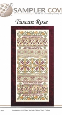 Sampler Cove SC 1023 - Tuscan Rose PCS
