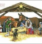 Dimensions 8814 Nativity Scene Tree Skirt