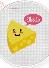 Daily Cross Stitch  - Hello Cheese