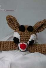 Too Yarn Cute - Stacy Rhoads -  Rudolph Shelf Decoration