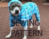 Christy's Stitches - Doggie Pajamas - 1 Size.