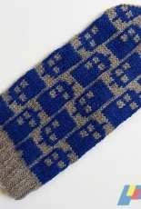 SpillyJane Knits Police Box Mittens