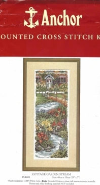 Anchor - PCE602 Cottage Garden Stream XSD + PCS