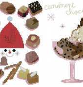 Chocolat from Marabout Delices au point de croix