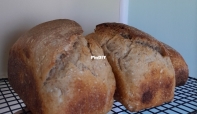Rye and wholemeal sourdough