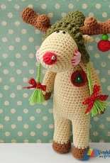 Magic with Hook and Needles - Vendula Maderska - Frankie Christmas reindeer