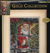 Dimensions - The Gold Collection 8734 Candy Cane Santa