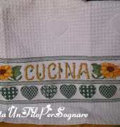 Sunflowers towel