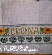 Sunflowers towel