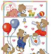 Vervaco 70.669 Birth sampler pcs