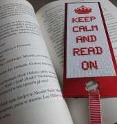 Keep calm bookmark