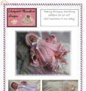 babydoll hand knit F5 pearly prrincess 16-22"